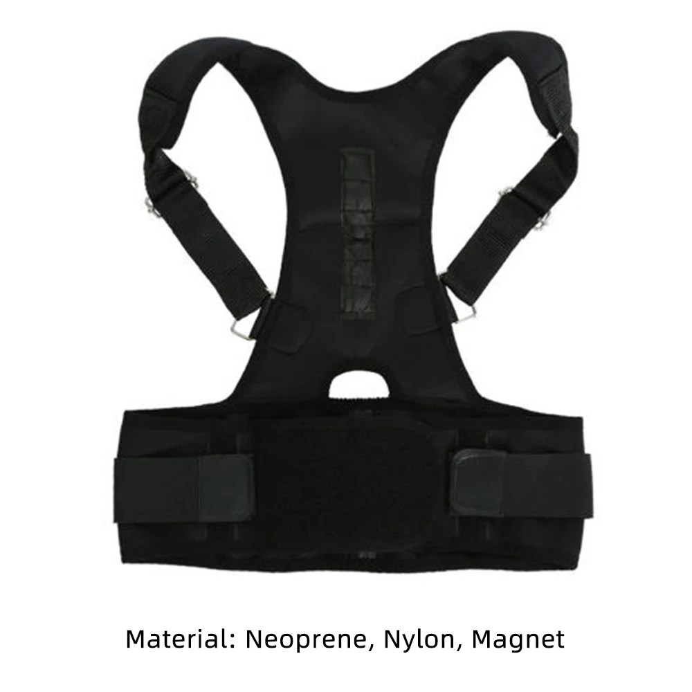 Магнитный корсет для коррекции осанки регулируемый поясничный поддерживающий