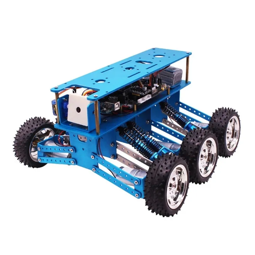 Yahboom Arduino 6WD внедорожный робот комплект поиск спасения умный автомобиль с шасси