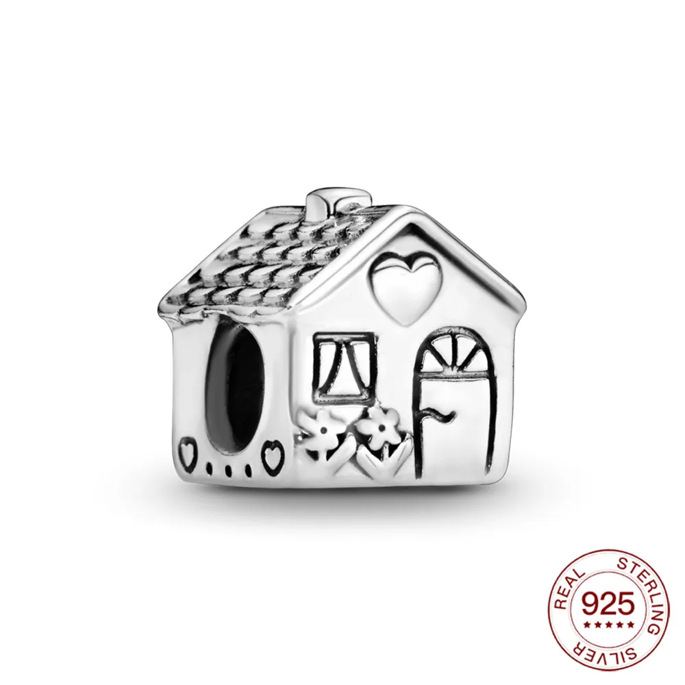 

Женский браслет Пандора из серебра 925 пробы, с Шармами