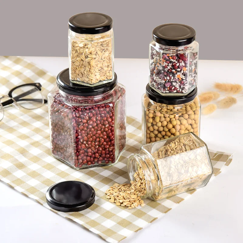 Кухонная многофункциональная герметичная банка прозрачная стеклянная бутылка