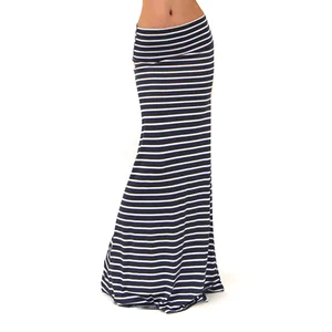 S-3xl Elastic High-waist Printed Fishtail Max Skirt Women 2020 Summer Printed Long Skirt Women Sprin