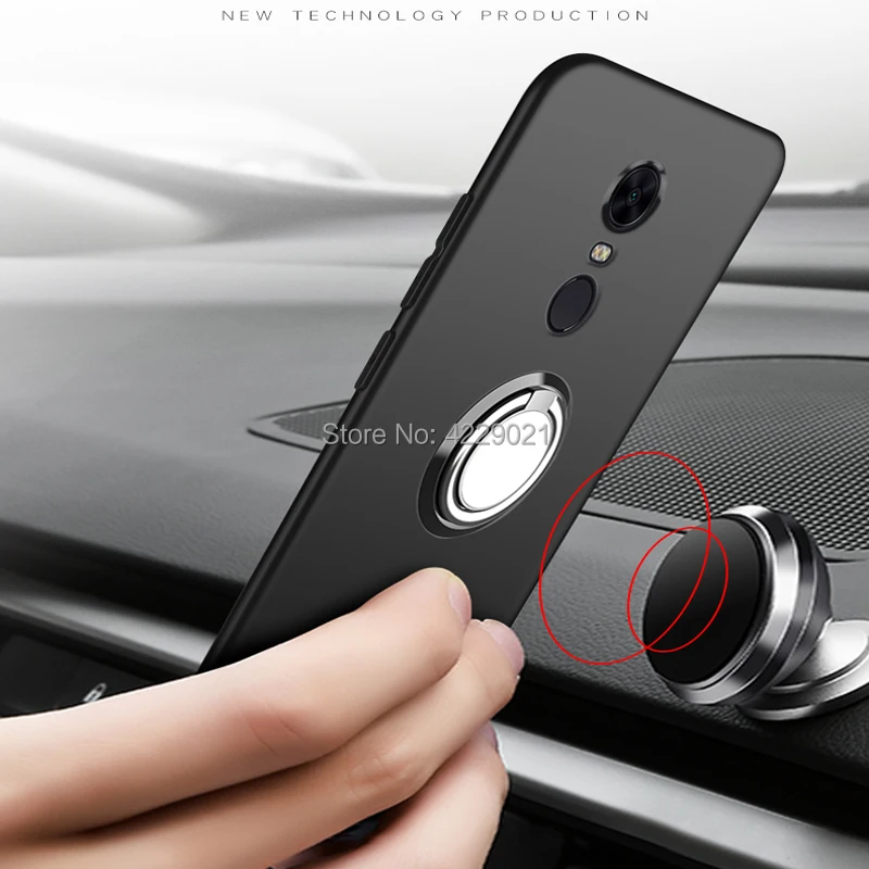Чехол Blackview BV9700 Pro из мягкого ТПУ роскошный чехол с магнитным кольцом и держателем