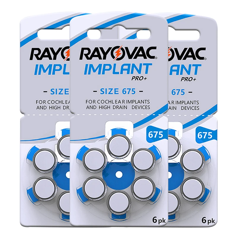 

Cochlearar 675 A675 675a PR44 UK Rayovac 1,45