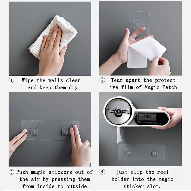 Настенный держатель для салфеток рулонной бумаги диспенсер ванной комнаты