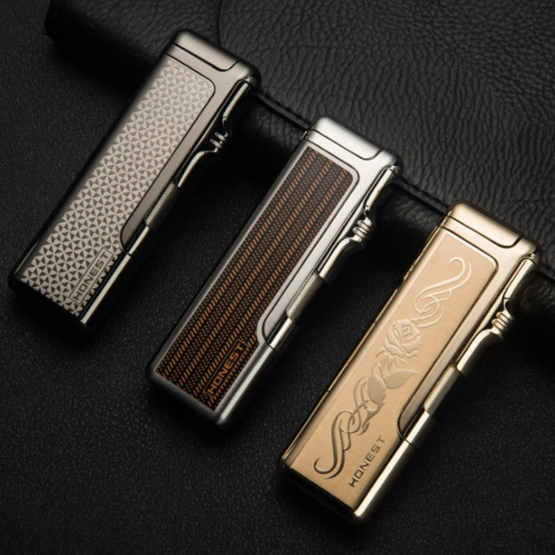 Честный газовая светильник и тонкий тонкого металла прямые прикуривателя er от