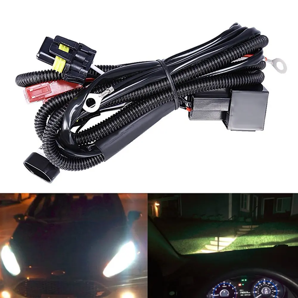 12V 55W 9005 9006 многофункциональные лампы HID Ксеноновые контроллеры Кабель Реле жгуты