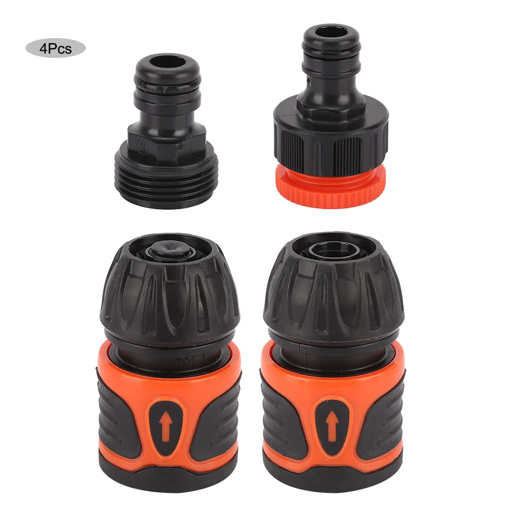 4 шт. быстроразъемный адаптер для садового шланга 1/2|Соединители водопровода| |