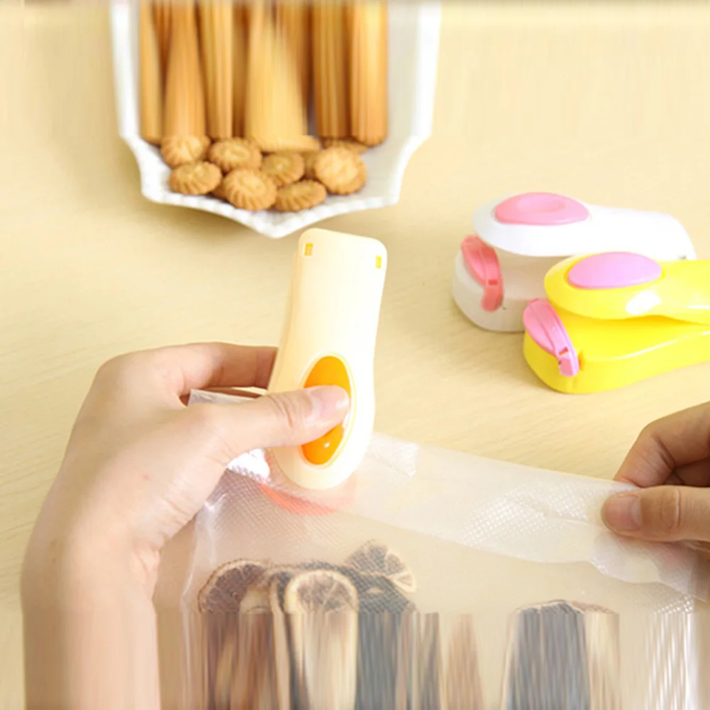

Plastic Bag Heat Sealing Machine For Kitchen Storage Plastic Bag Sealer Food Storage Bag Clip Hot Kitchen Accessories Tools