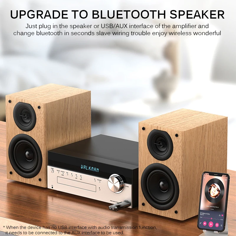 Портативный мини Bluetooth 5 0 беспроводной музыкальный ресивер автомобильный