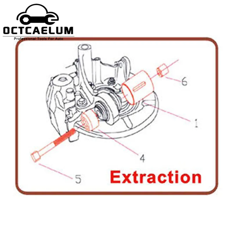 Subframe Bushing Installation Removal Tool Kit for BMW E32 E34 E38 E39 E60 E65 E66 |