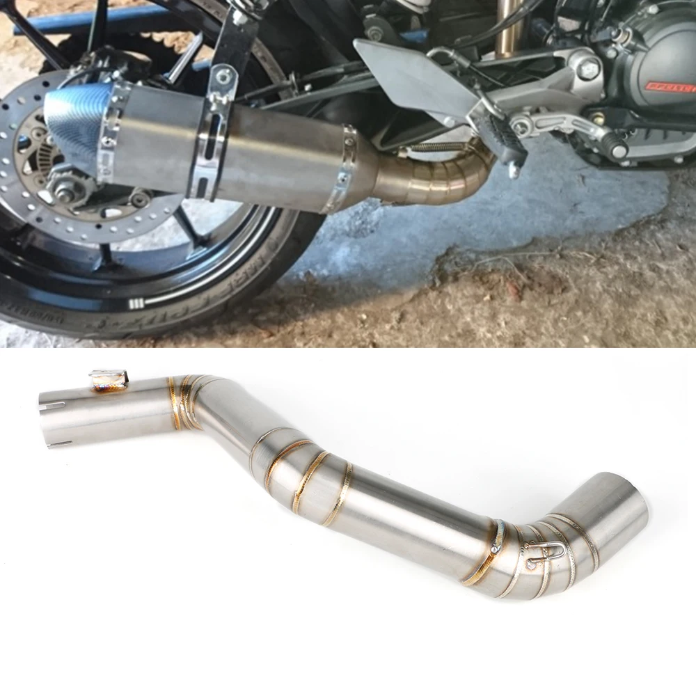 Для KTM Duke 125 200 390 подключение выпускная труба аксессуары Duke125 Duke200 Duke390 ссылка