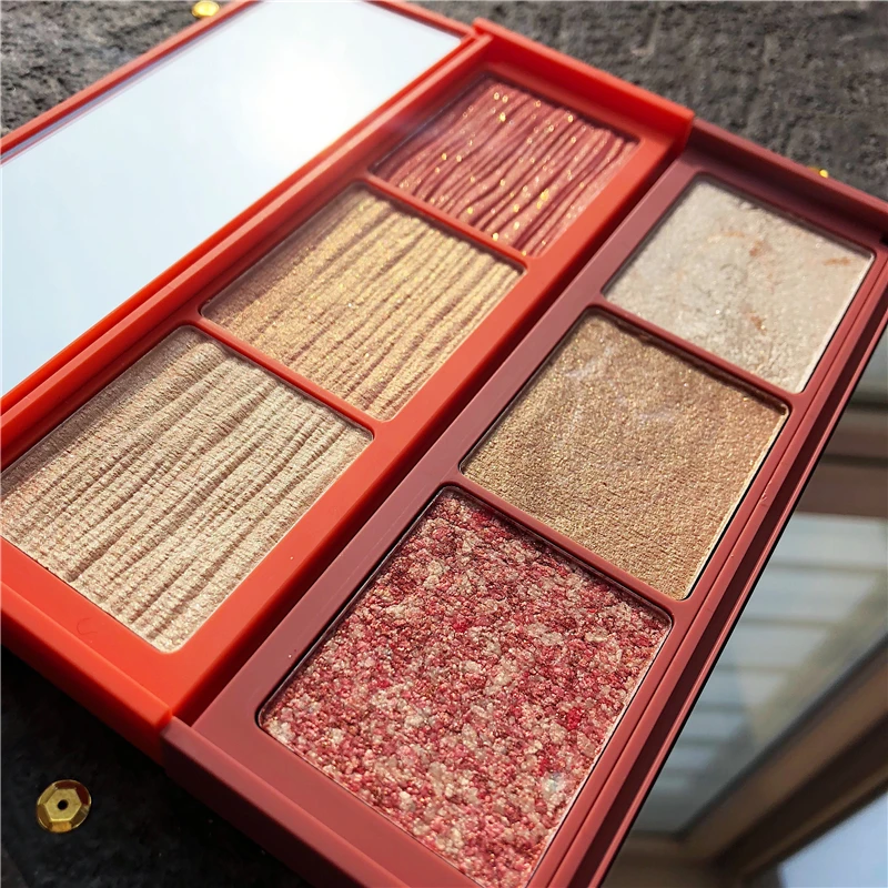 Хайлайтер Палетка для лица 3 цвета|Бронзеры и хайлайтеры| |