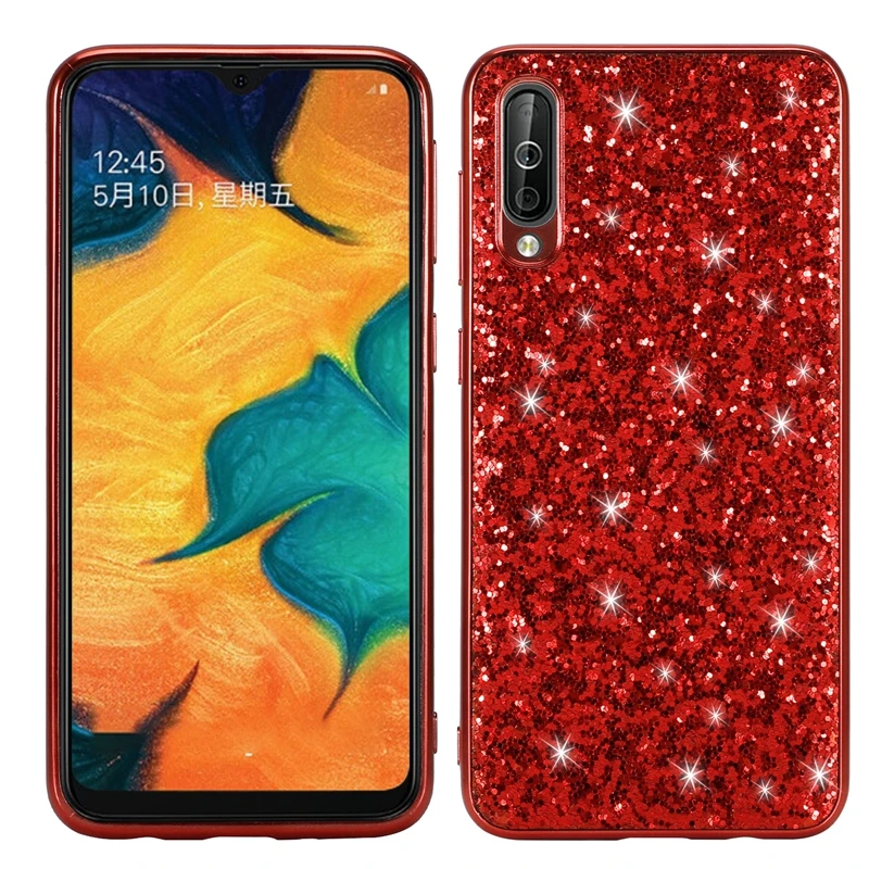 04 Для samsung A70 чехол мягкий блестящее со стразами задняя крышка для samsung Galaxy A70 A 70 A705 A705F Силиконовые чехлы защитные - Цвет: 04