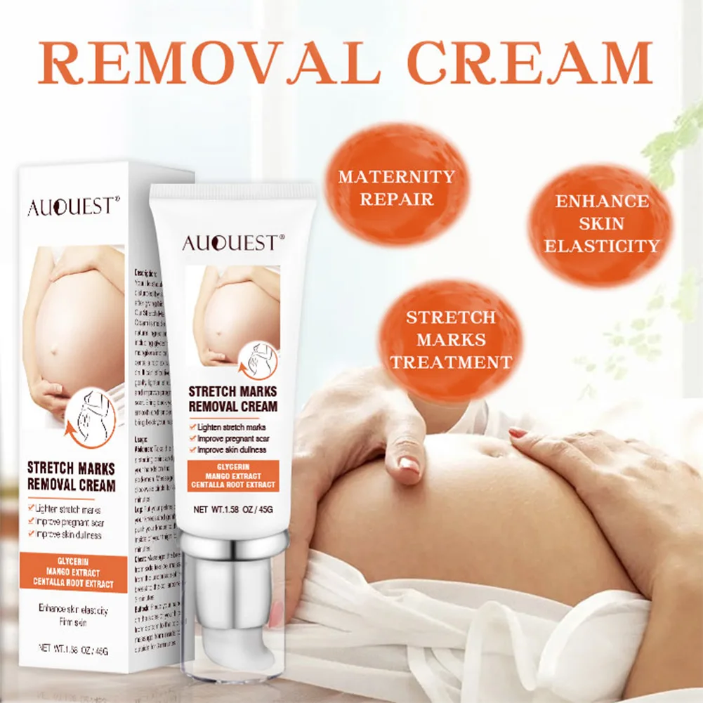 

AUQUEST Stretch Mark Repair Cream Powerful Obesity Pregnancy Body Marks Postpartum Scar Skin Dullness Scars Treatment Cream