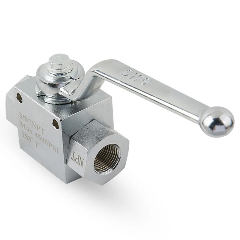 1 компл. Шаровой клапан 4500PSI гнездо для быстрого соединения 3/8 шайба высокого