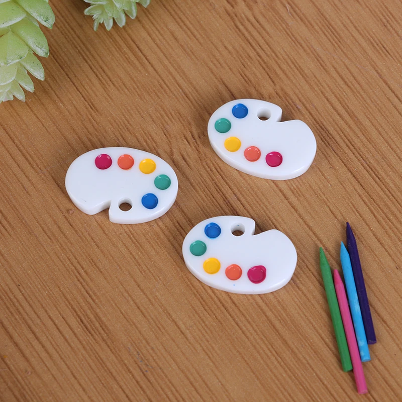 

1 Pc Dollhouse1:12 Scale Mini Simulation Palette Props Pocket Furniture Decor Dollhouse Accessories 18*24MM