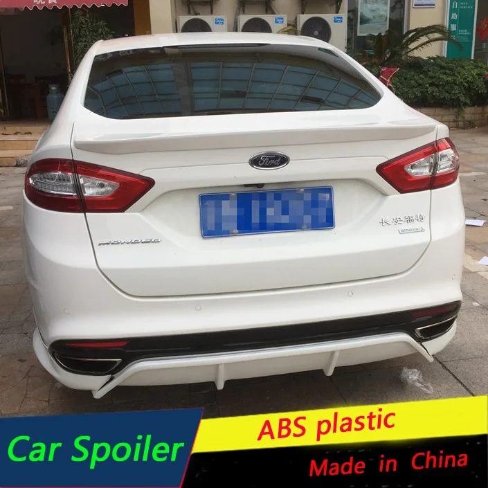 Для Ford Mondeo Спойлер ABS Материал заднее крыло автомобиля праймер спортивный