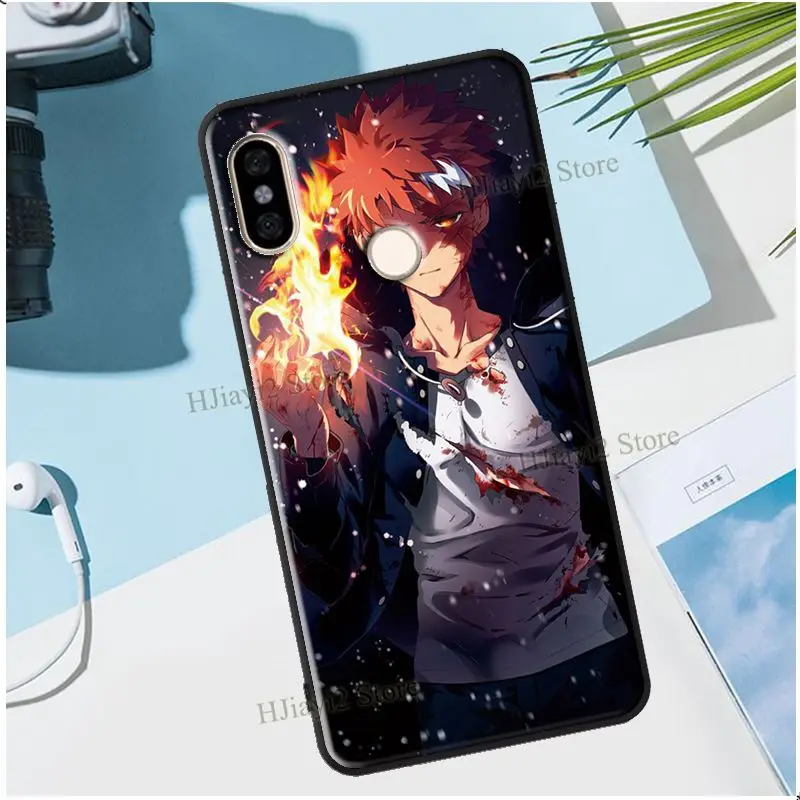 Чехол Shirou Emiya Fate Stay Night для Xiaomi Redmi Note 11 8 9 10 Pro 10S 9A 9T Mi Lite 11T POCO X3 M3 M4 F3 | Мобильные
