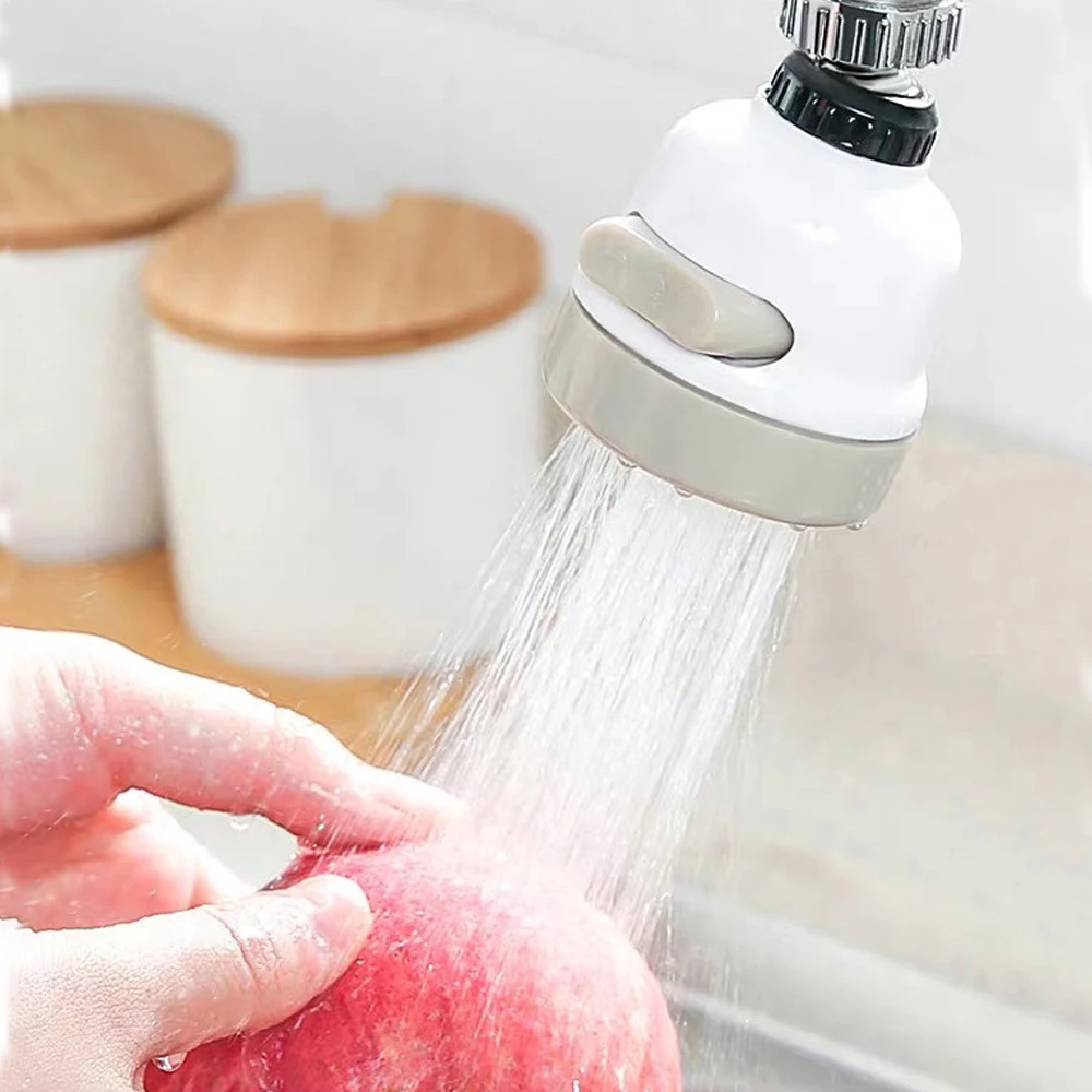 

Kitchen Faucet sprayer Aerator Nozzle Faucet Adapter Can Adjusting 360 Rotate Water Saving Movable Tap Head Bubbler Sprayer