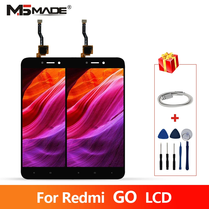 5," для Xiaomi Redmi Go ЖК-дисплей с сенсорным экраном дигитайзер дисплей с рамкой запасные части в сборе для Redmi GO дисплей