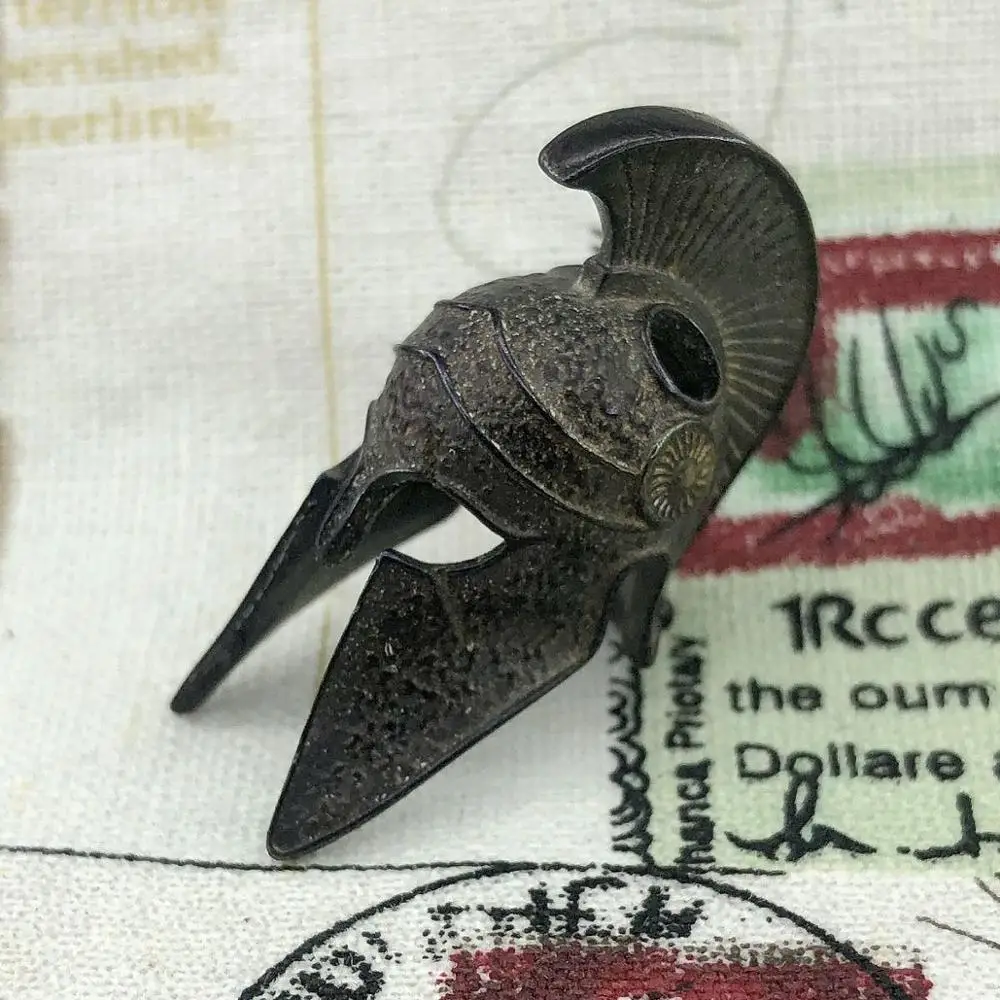 EDC латунный нож с бусинами черный Спартанский шлем Зонт для шнура Искусственные