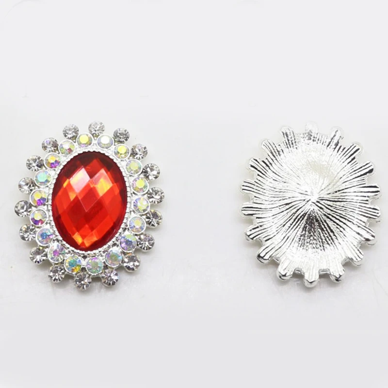 10 шт./lot30*26 мм акриловые кнопки обеденный стол для отеля алмазные украшения аксессуары DIY ремесло украшения украшенные пряжки