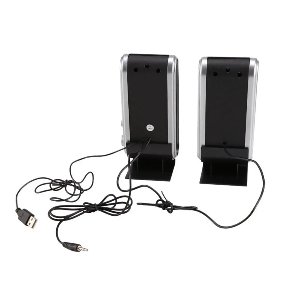 LESHP компьютер Динамик HY 218 Портативный USB Стерео Soundbox музыка s для рабочего стола