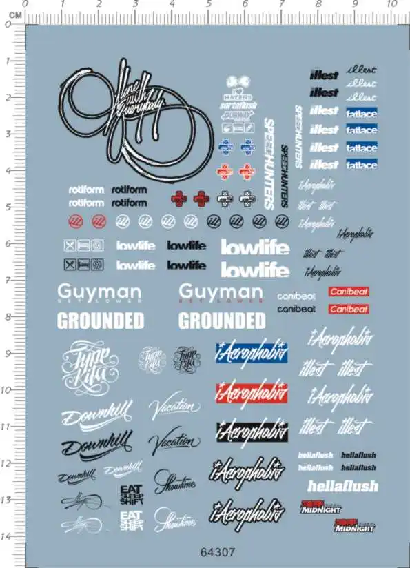 Супердетализация масштаб до 1/24 разметка логотипа автомобиля набор моделей