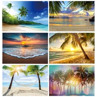 tropical backdrops photography sea beach sand waves cloudy sunrise natural view photography backgrounds photocall photo studio