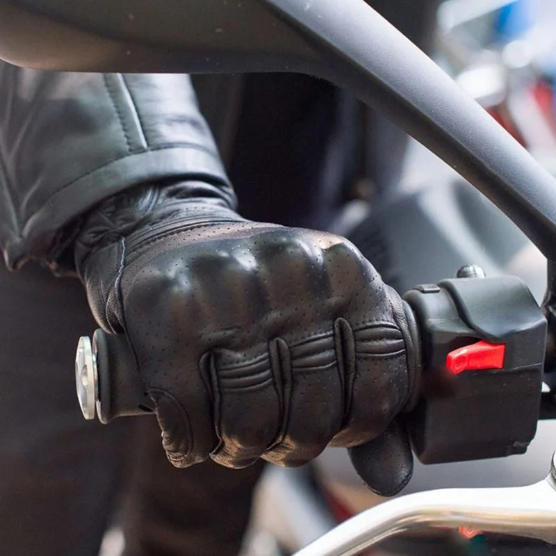 

Мотоциклетные Перчатки из натуральной козьей кожи, защитные перчатки для мотокросса, для езды на мотоцикле по бездорожью, с сенсорным экран...