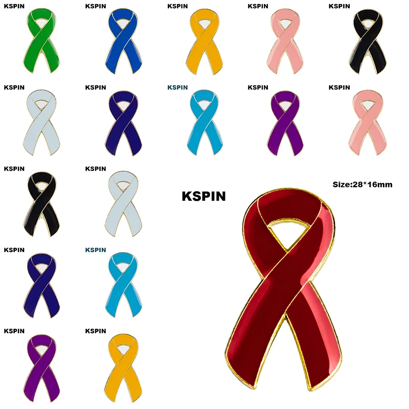 Нагрудный нагрудный знак с ленточками для выявления Раков груди 10 шт. в партии