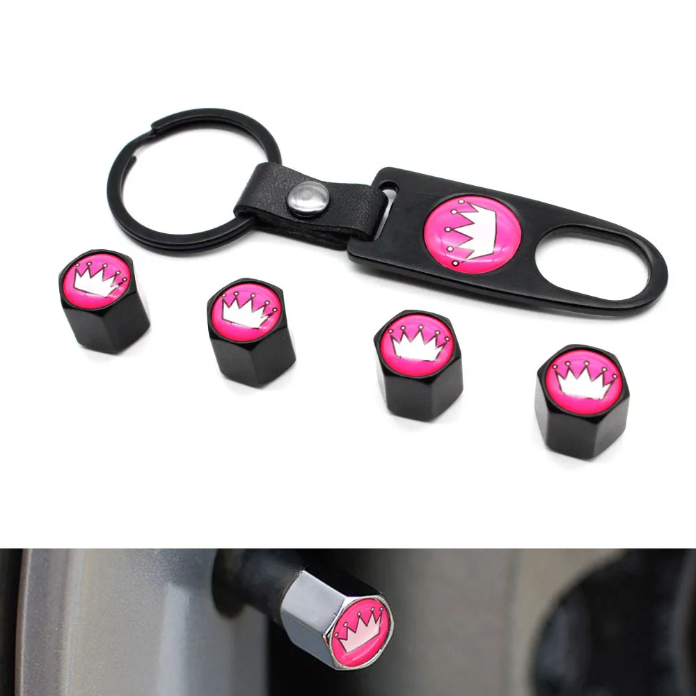 DSYCAR 4 шт. цинковый сплав Противокражные колпачки для автомобильных колес