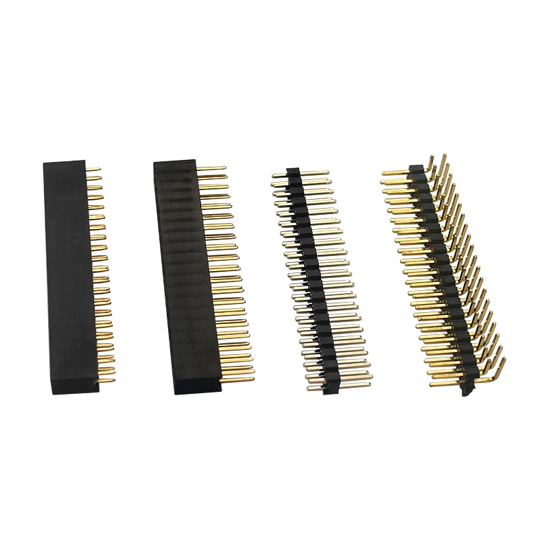 4 в 1 Raspberry Pi GPIO Набор насадок 2x20-pin штекер-штекер и штекер-гнездо штырьковый разъем