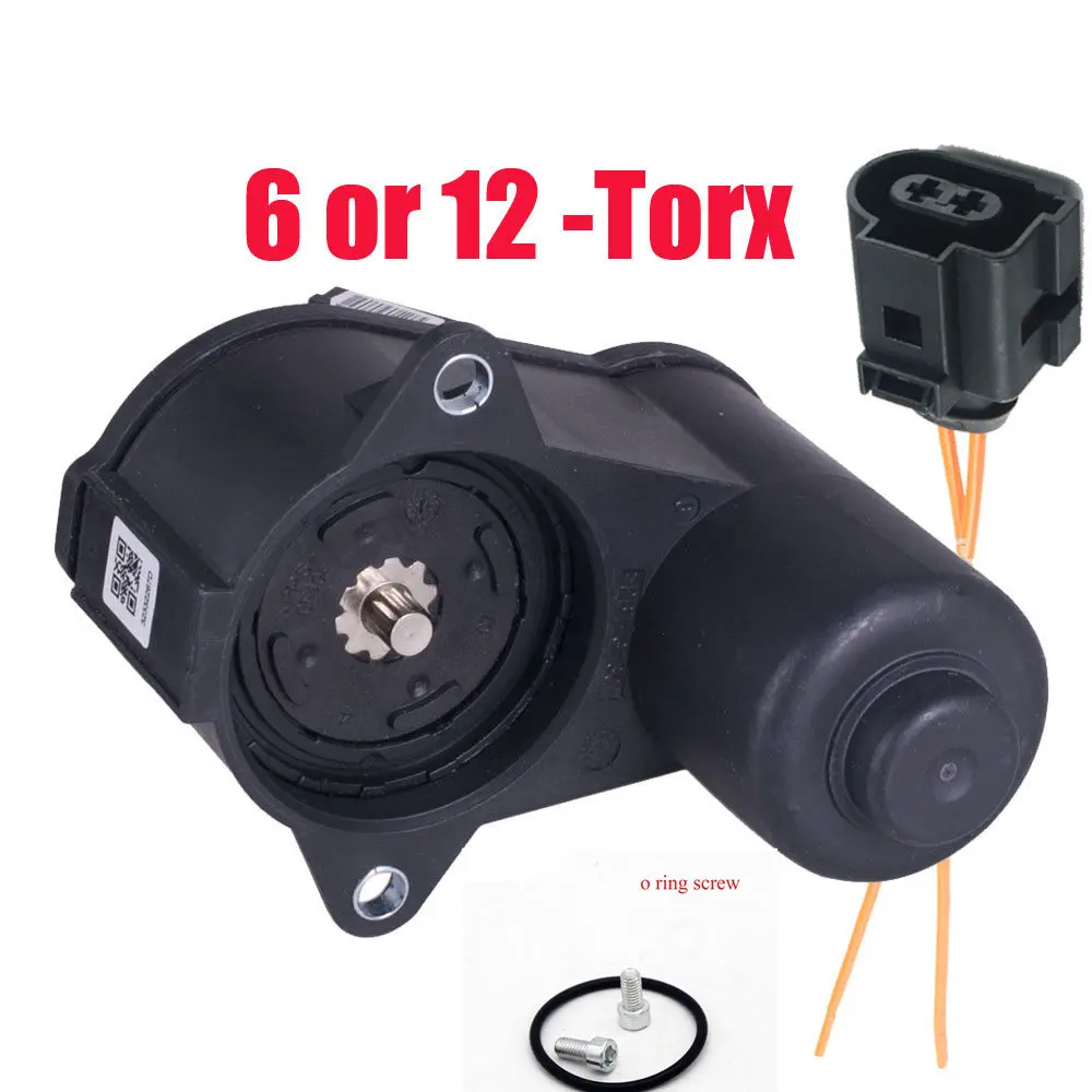 

6/12 Torx Rear Caliper Parking Brake Servo Motor 3C0998281 3C0998281B 32330208 For VW Passat B6 CC Tiguan Audi