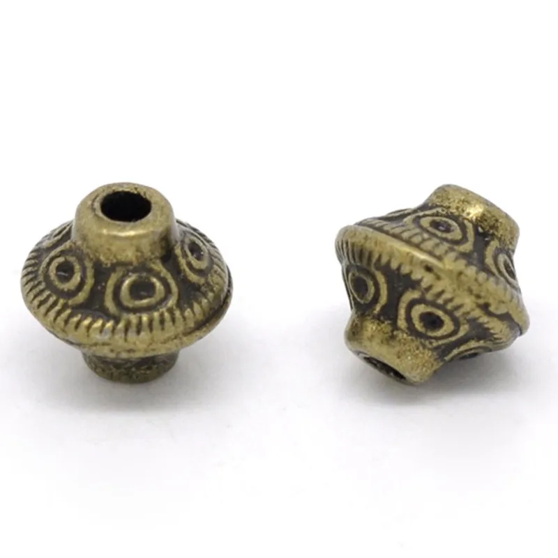Бусины из цинка DoreenBeads вставки сплава античная бронза резные DIY ювелирные изделия