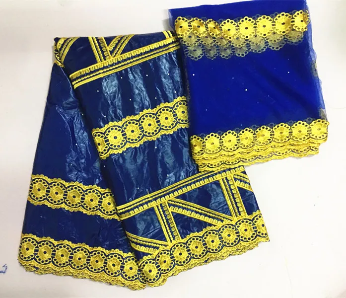 royal blue Базен riche ткань africaine bazin broderie tissu фиолетовый бассейн riche getzner guinea парча ткань bazin brode кружево 5+ 2 ярдов/партия - Цвет: royal blue