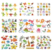 iron on transfer for clothing thermoadhesive patches stickers diy cute patch fusible animals appliques for clothing stripes f