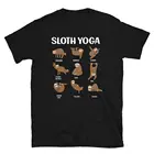 Ленивец Йога поза смешная Йога мир Лето Namaste футболка
