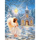 Квадратная вышивка-алмазная живопись-пейзаж-вышивка-мозаика-Луна-Горячая Распродажа-вышивка крестиком