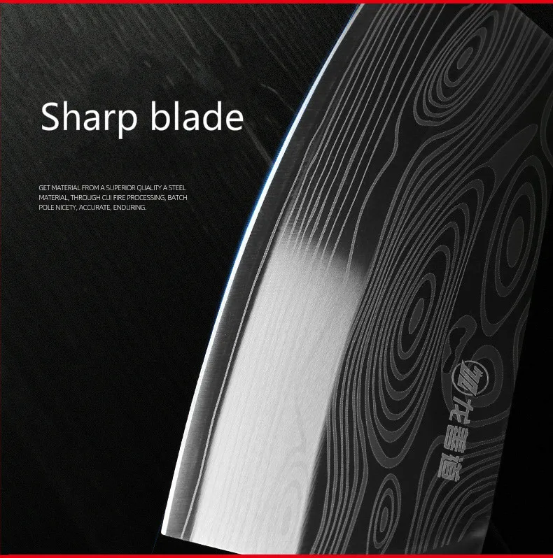 Китайские кухонные ножи брикет мяса нож для нарезки супер острый чистящий из