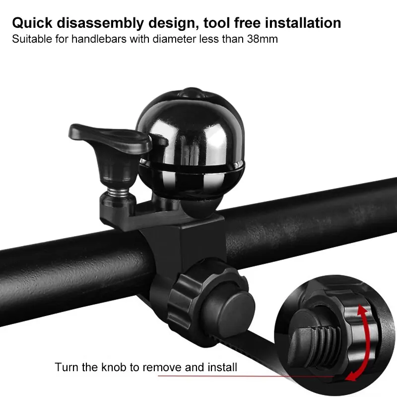 

Bicycle Bell General Mountain Bike Retro Bell Children Bicycle Bell Scooter Road Bike Accessories Equipment Cycling Accessories