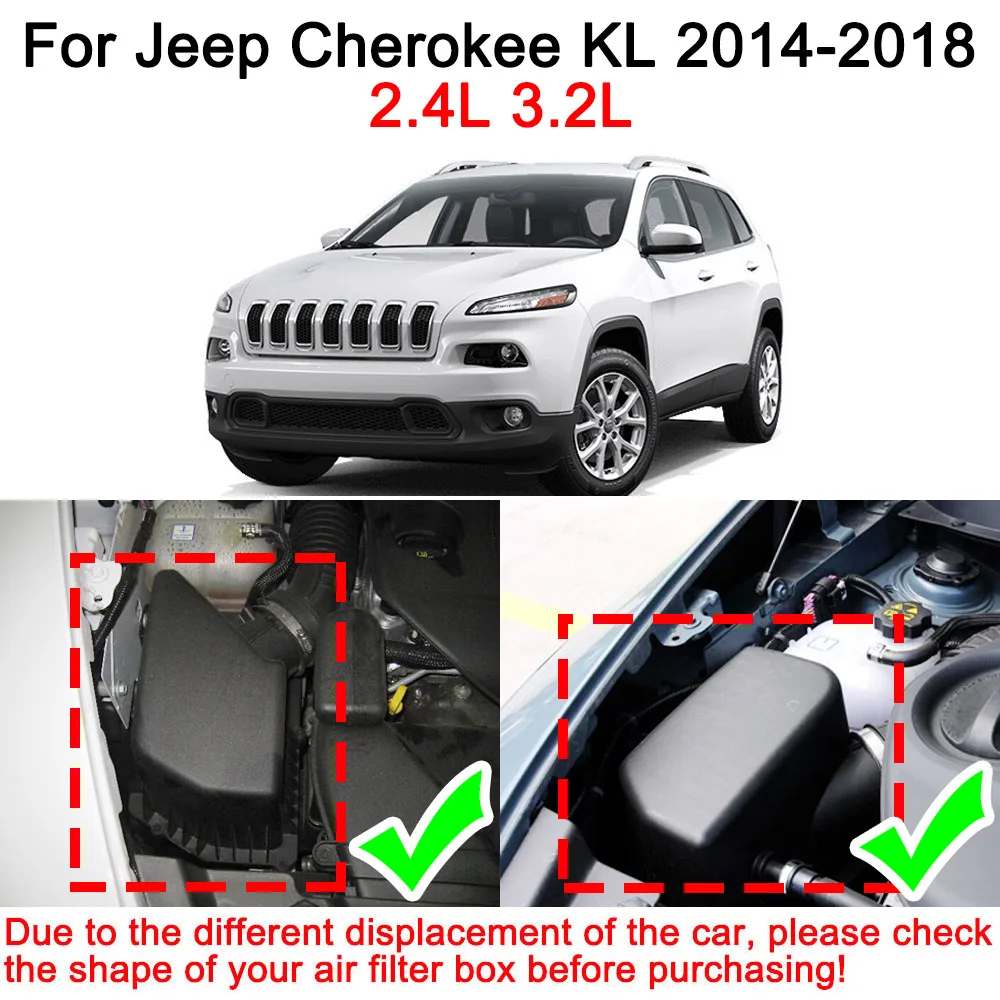 Воздушный фильтр для Jeep Cherokee KL 2014 2015 2016 2017 2018 2.4L 3.2L L4 V6 52022378AA 52022376AA K52022378AA комплект