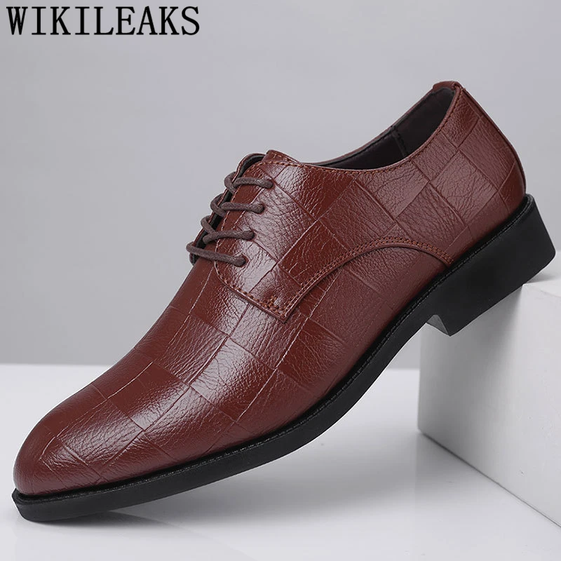 

Oxford Shoes For Men Designer Men Shoes Leather Plus Size Dress 2023 Office Shoes Men Classic Zapatos De Hombre De Vestir Formal