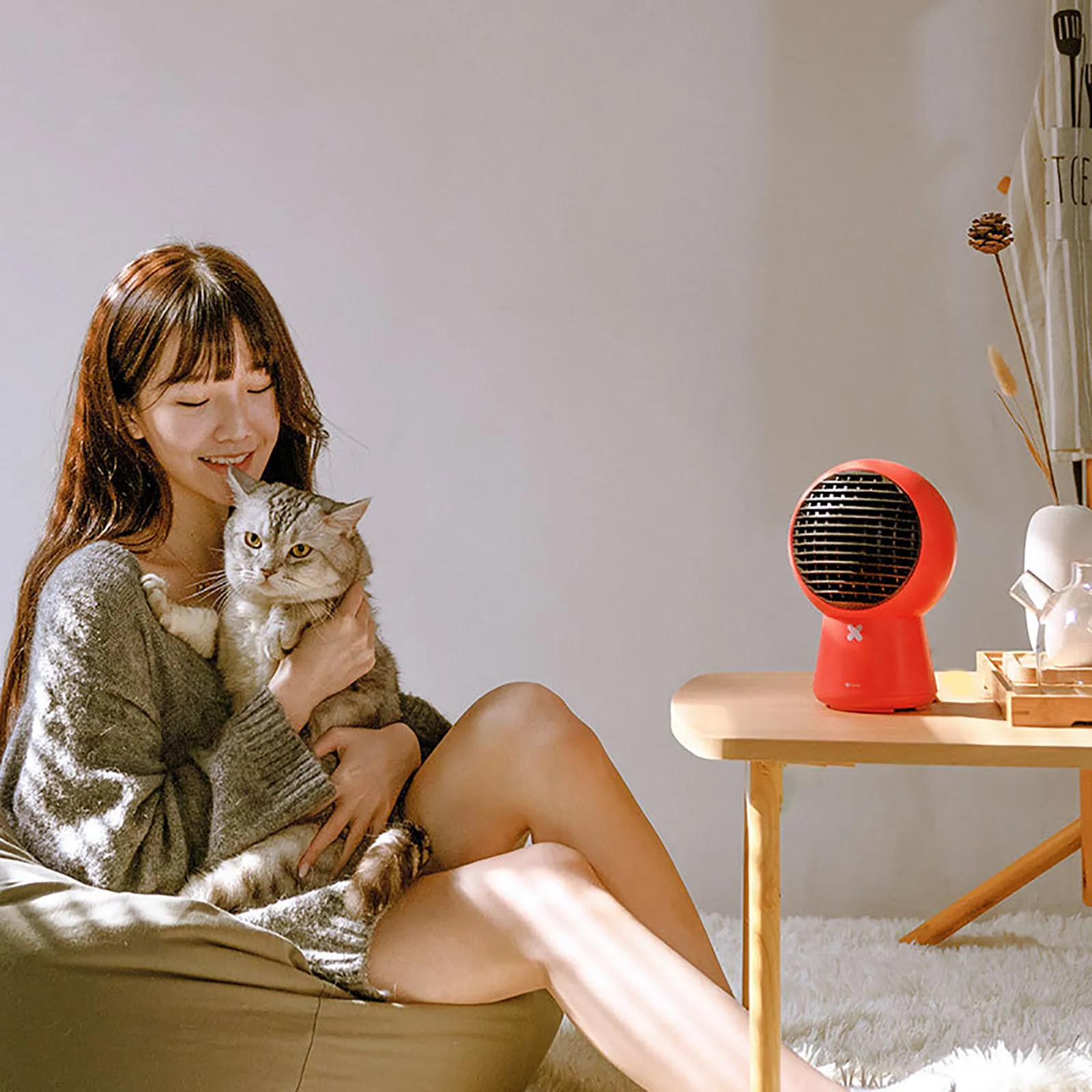 

Happy Merry Christmas And Halloween Mini Heater, Small Shaking Head Portable Heater, Mini Electric Heater Home Tools #2020
