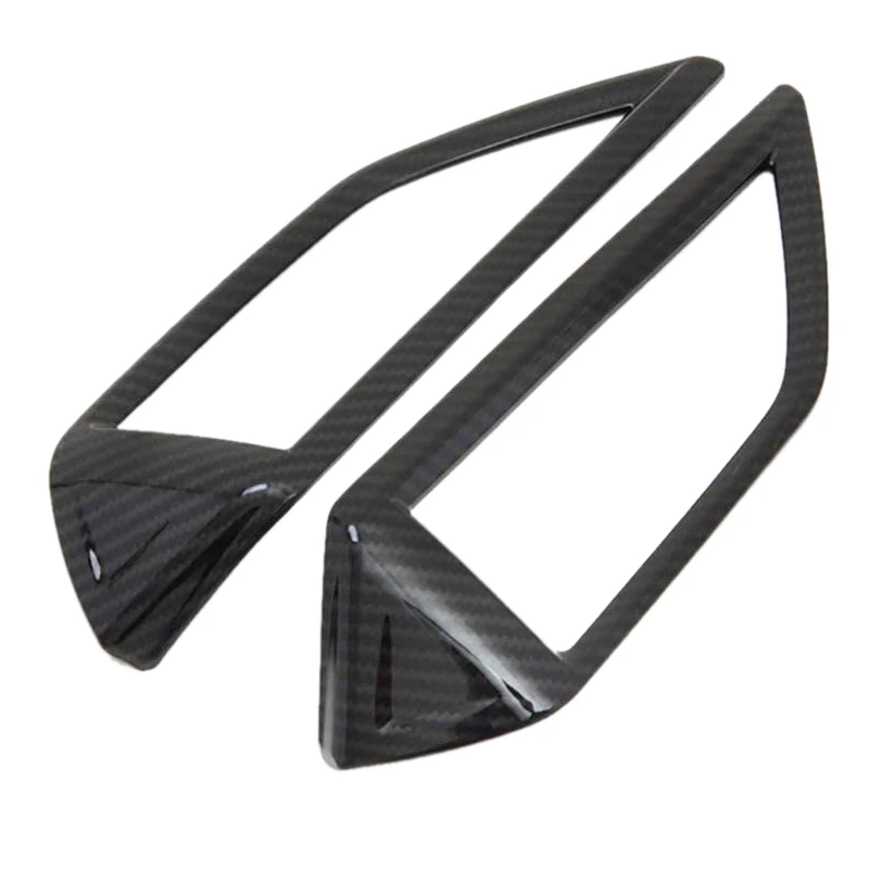 Черный ABS углеродное волокно цвет Автомобильный Центр Кондиционер Выход