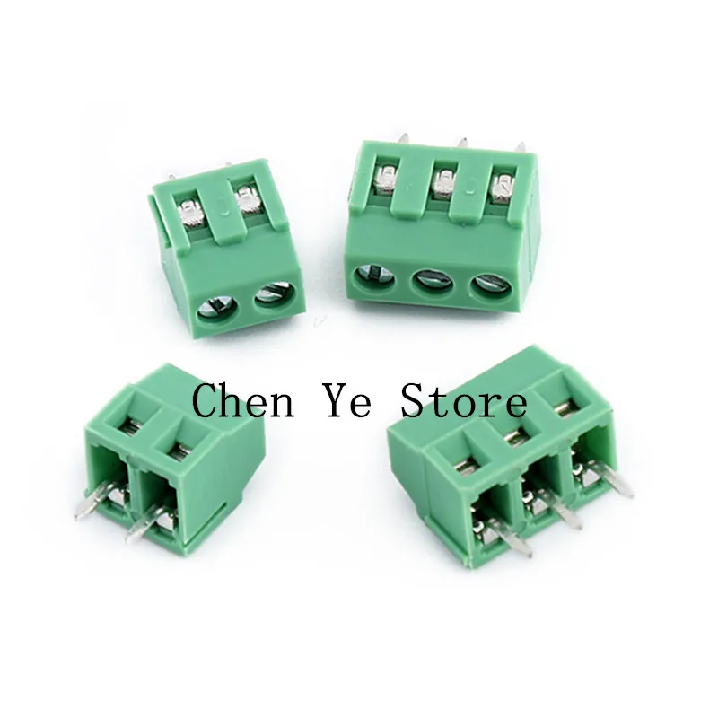 Бесплатная доставка 3 5 шт. Φ мм шаг печатная плата винтовая Клеммная колодка KF125 2P