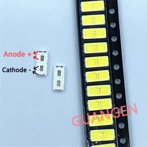 Светодиодная подсветка SMD 200 для телевизора LG 7030, Мощный диод холодного белого цвета с подсветкой, 7030 люмен, 6 В, 1 Вт