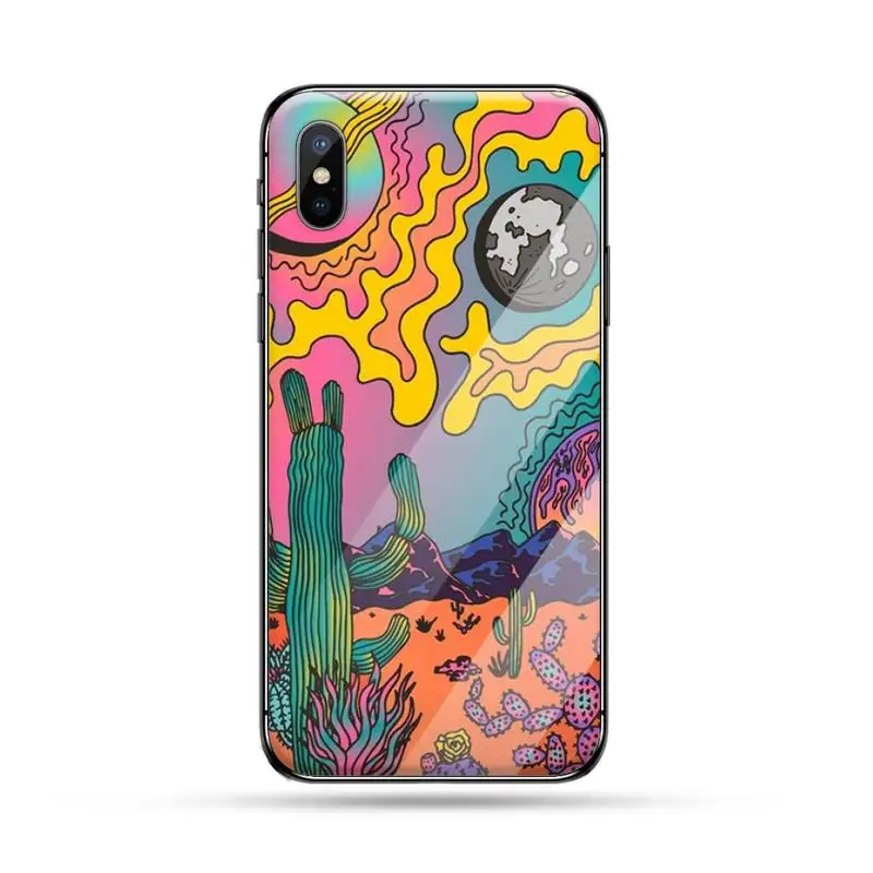 

Indie kid fashion Phone Case Tempered glass For iphone 6 6S 7 8 plus X XS XR 11 12 PRO MAX Mini