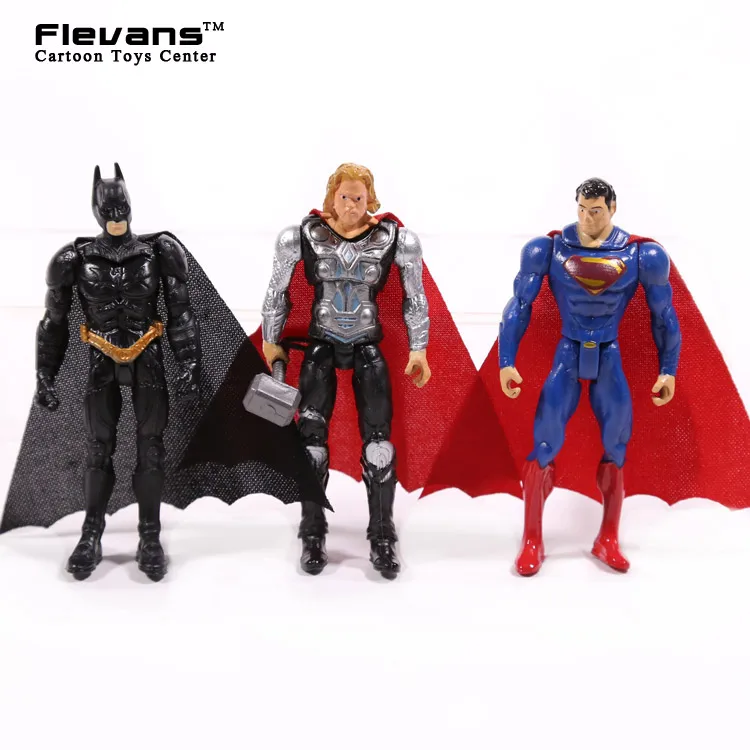 Экшн-фигурки Супергерои 6 шт./компл. Железный человек Тор Капитан Америка Брюс