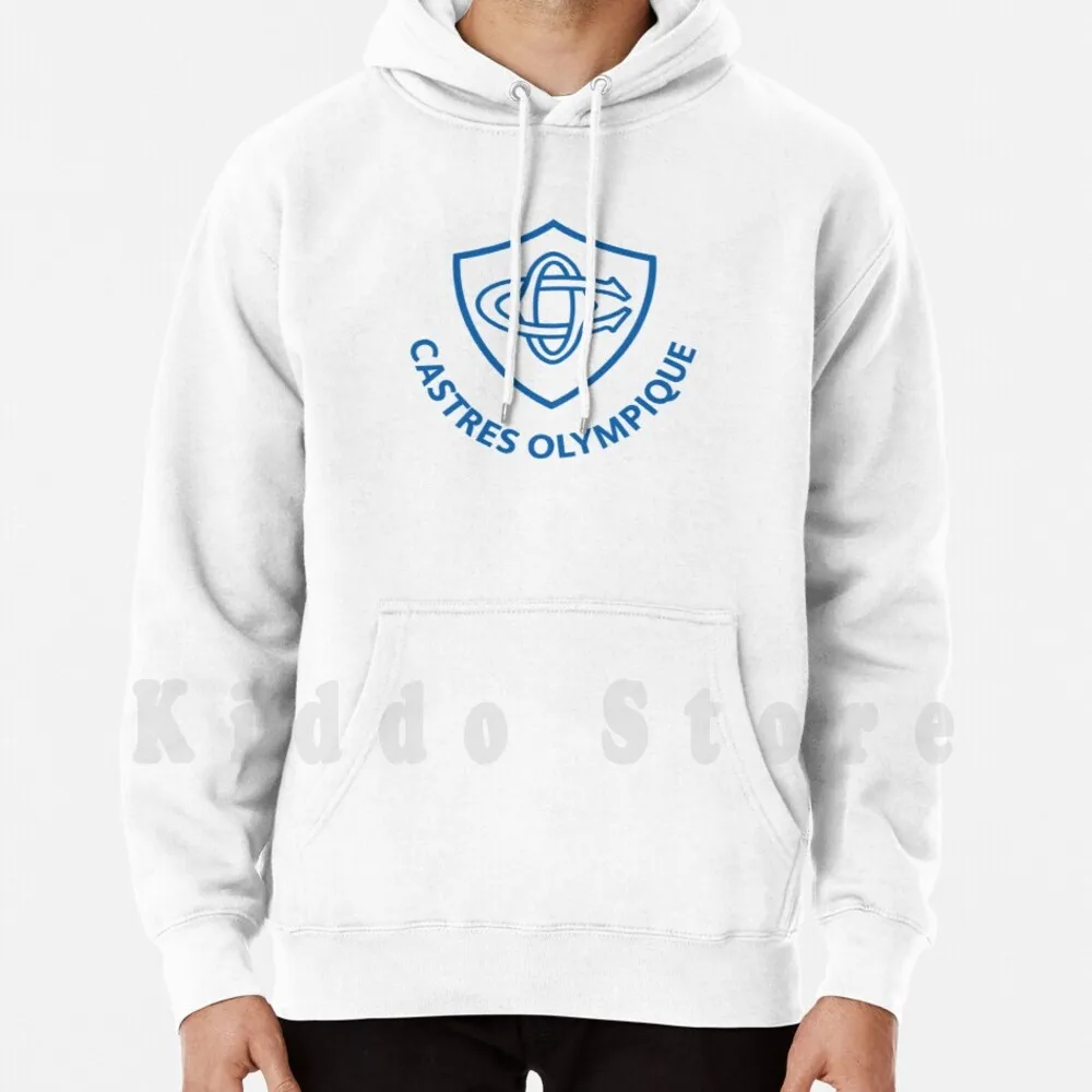 

Castres Olympique Hoodies Long Sleeve Rugby French Rugby French Team Top 14 Fan French Castres Olympique